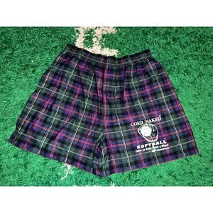Vintage Co-Ed Naked Softball Have A Blast Plaid Boxers Never Worn VTG